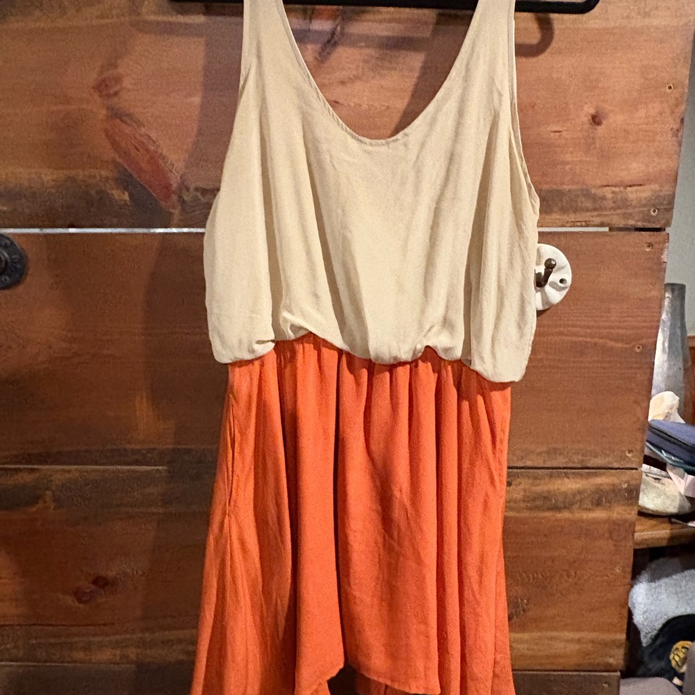 Laugh Cry Repeat Beige and Rust Top